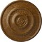 Ekena Millwork Dylar Ceiling Medallion (Fits Canopies up to 6 1/4"), 30"OD x 2 1/4"P, Smokey Topaz Crackle CM30DYSTC - alternate 1